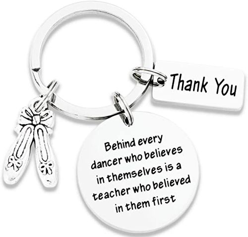 Dance Teacher Appreciation Keychain