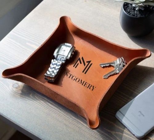 Leather Catchall Tray