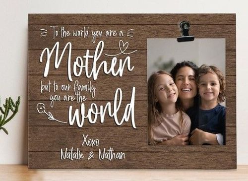Custom Mom World Print