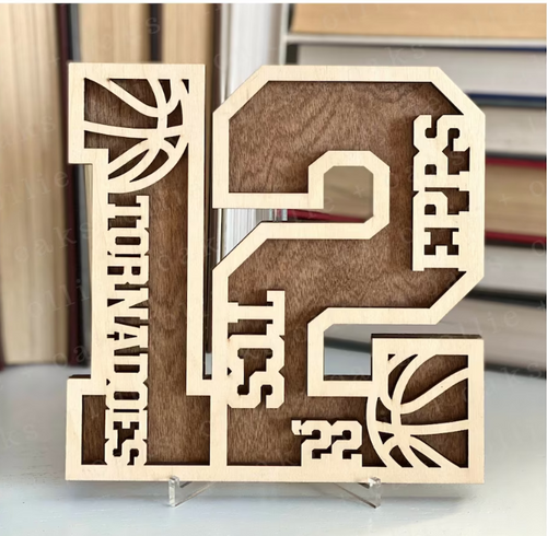Custom Senior Athlete Number