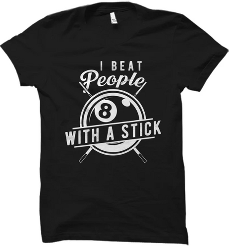 Cute Billiards Women Funny Gift For Girl Pool Player Gift T-Shirt