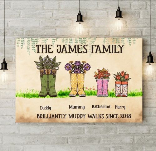 Brilliantly Muddy Walks Since Poster