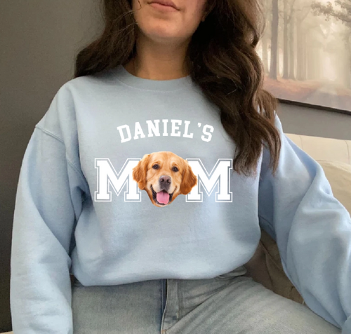 Custom Dog Photo Personalized Tshirt Hoodie Sweatshirt