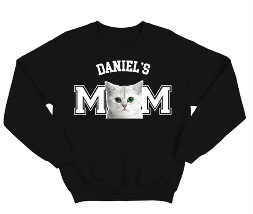 Custom  Cat Photo Personalized Tshirt Hoodie Sweatshirt