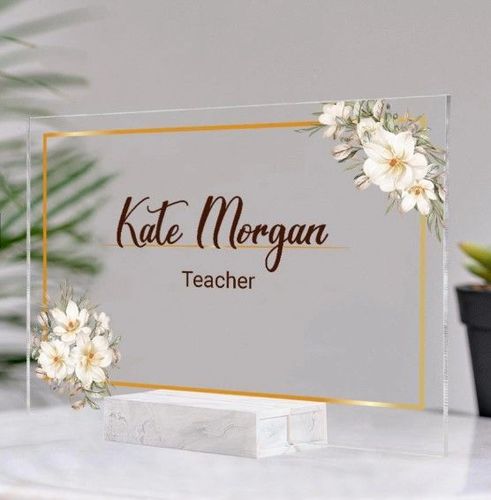 Teacher Appreciation Plaque
