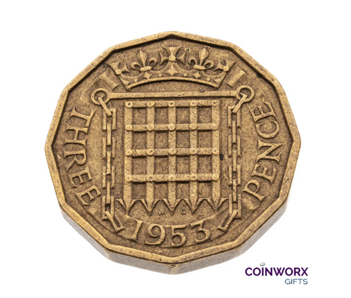 Brass Threepence Coin