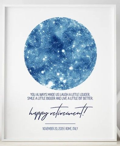 Star Map Print
