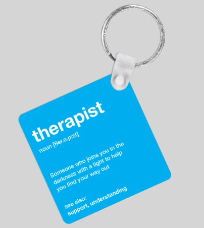 Therapist Definition Keychain