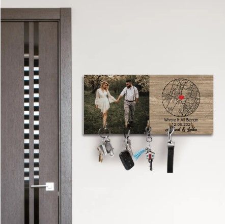 Personalized Wooden Key Holder Hanger