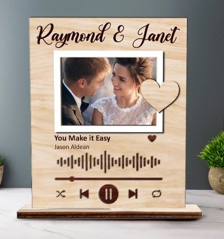 Song Wooden Plaque for Music Lovers