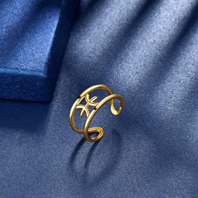 Zodiac Adjustable Ring