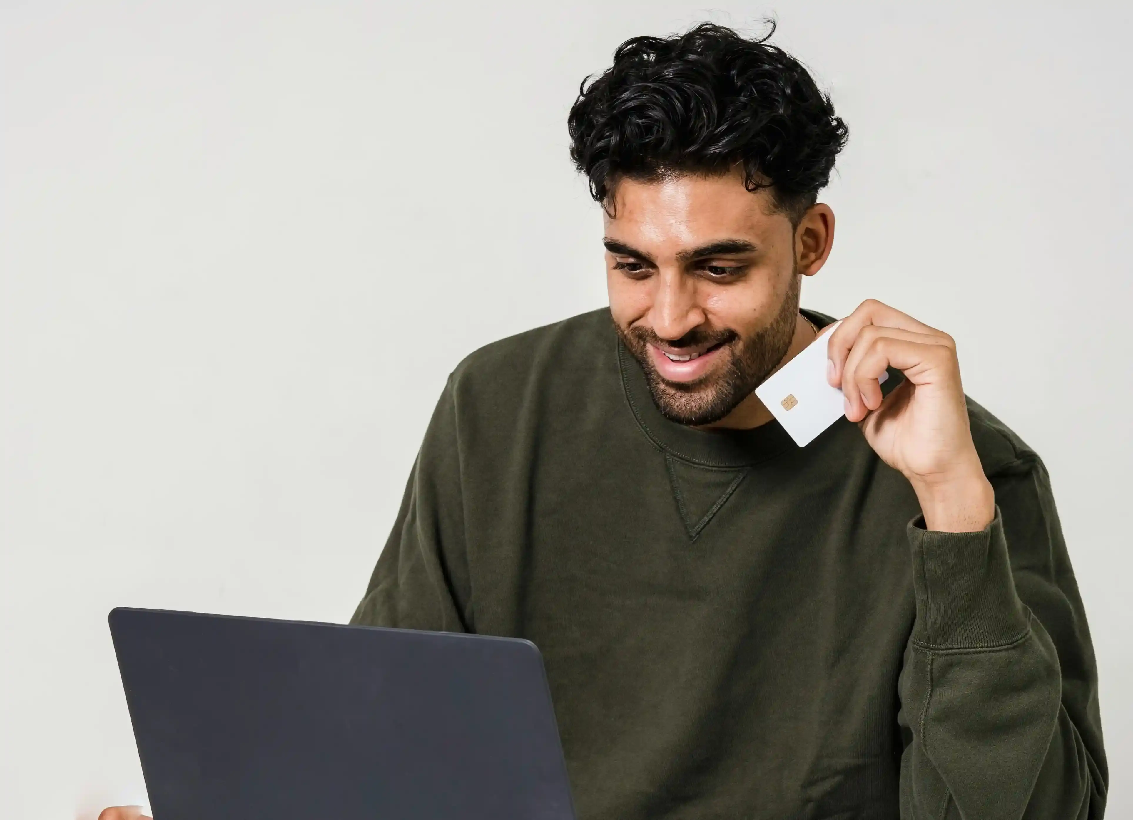 A guy engaging in something parasocial