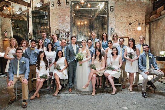 Mixed-Gender Bridal Party