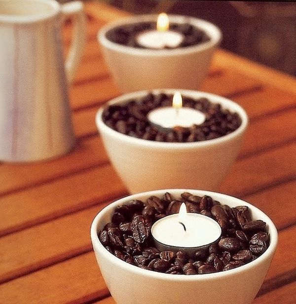 coffee scented candle, wedding day coffee