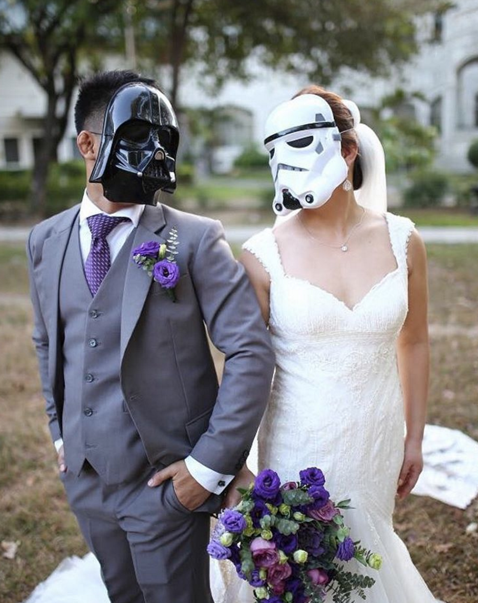 Make These Star Wars Wedding Glasses to Toast Your Geeky Love Story ⋆ Geek  Family Life