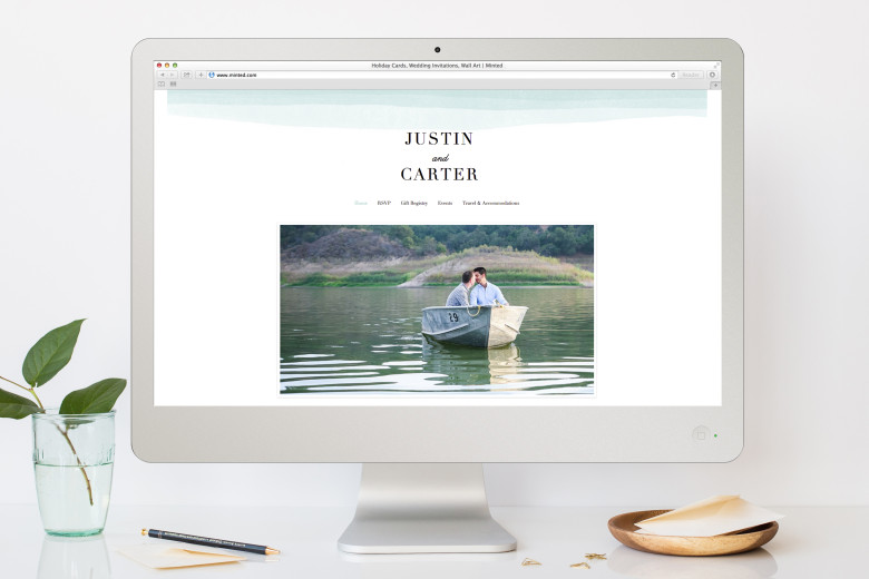 minted free wedding website, wedding website ideas, what to put on your wedding website