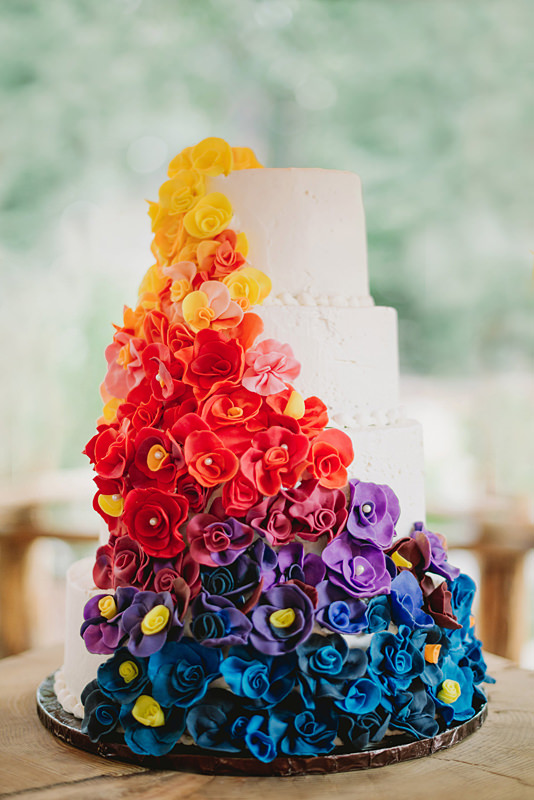 The Story Behind This Colorful Wedding is Like a Real Life Rom-Com