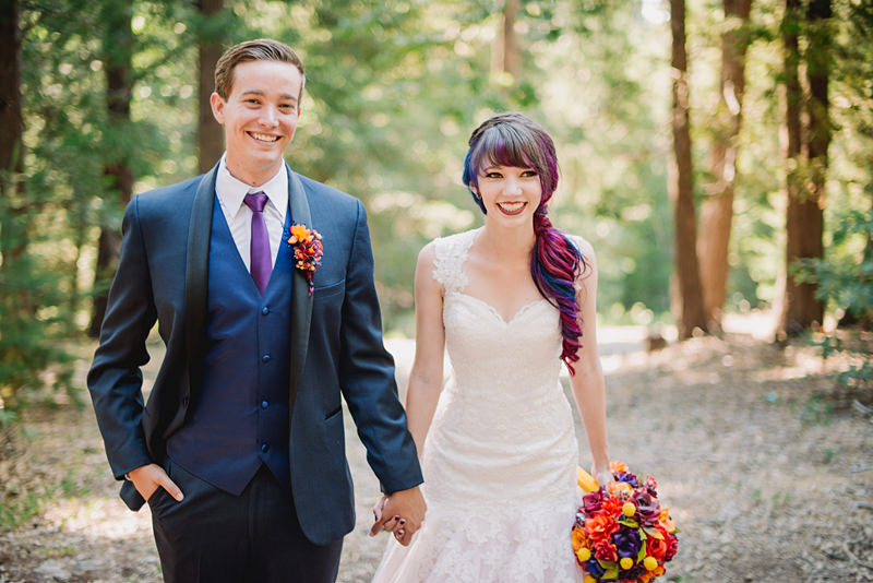 The Story Behind This Colorful Wedding is Like a Real Life Rom-Com