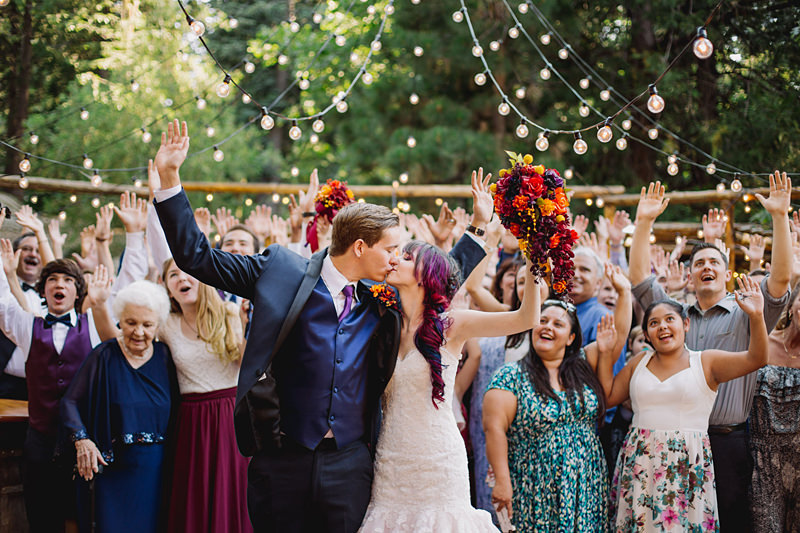 The Story Behind This Colorful Wedding is Like a Real Life Rom-Com