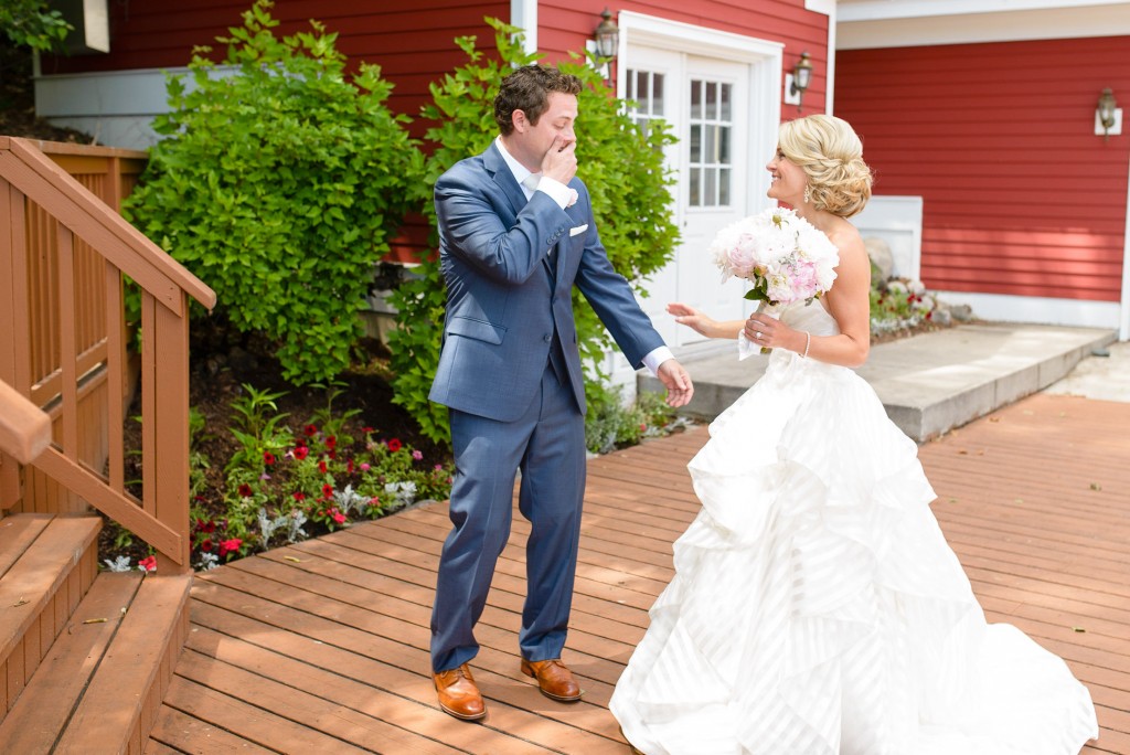 meganandmattThis Bride's Favorite Color is "Glitter" So You Know Her Glam Barn Wedding Was Everything