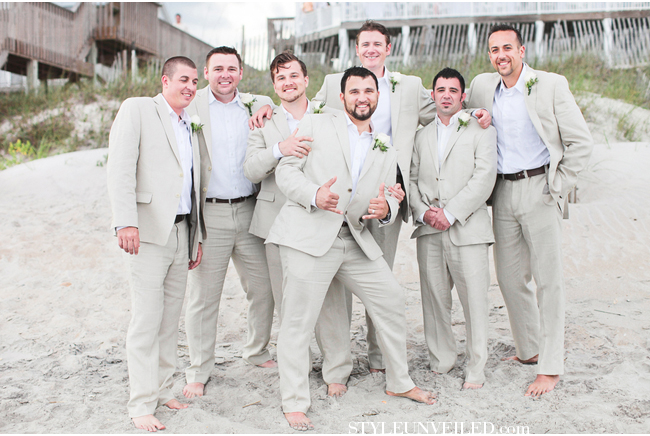 A North Topsail Beach Wedding Photographed by Ashley Goodwin – Loverly