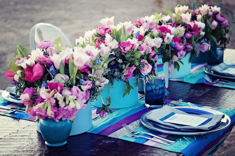Wedding Detail Inspiration Modern Cobalt Blue Plum Loverly Wedding Detail Inspiration Modern Cobalt Blue Plum