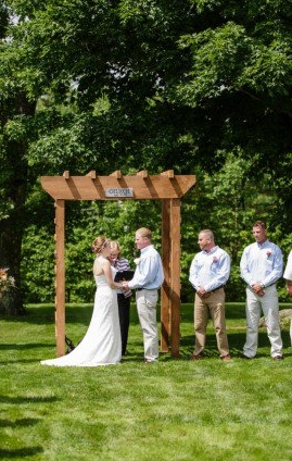 New Hampshire Backyard Wedding: Kate + Mike New Hampshire Backyard Wedding: Kate + Mike