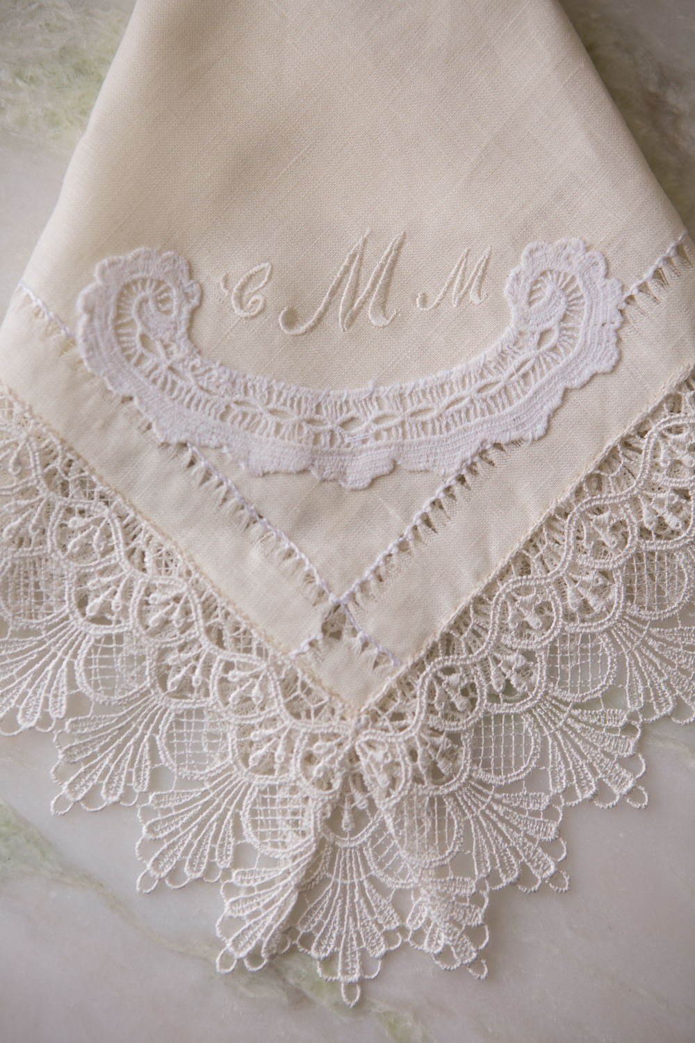 Monogrammed Wedding Details