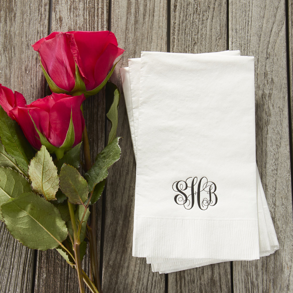 Monogrammed Wedding Details