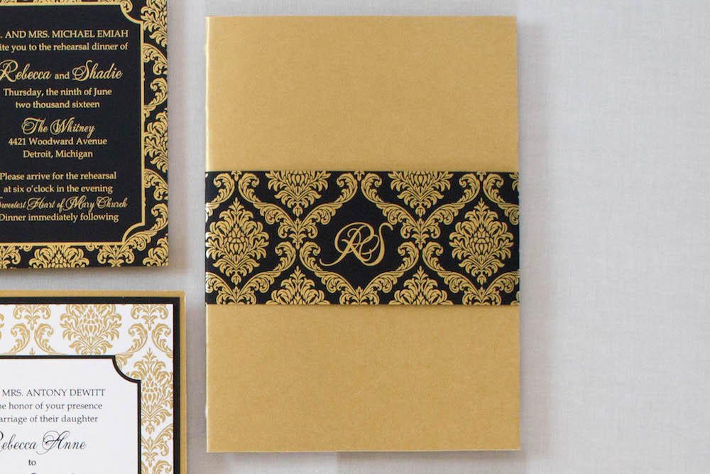 Monogrammed Wedding Details