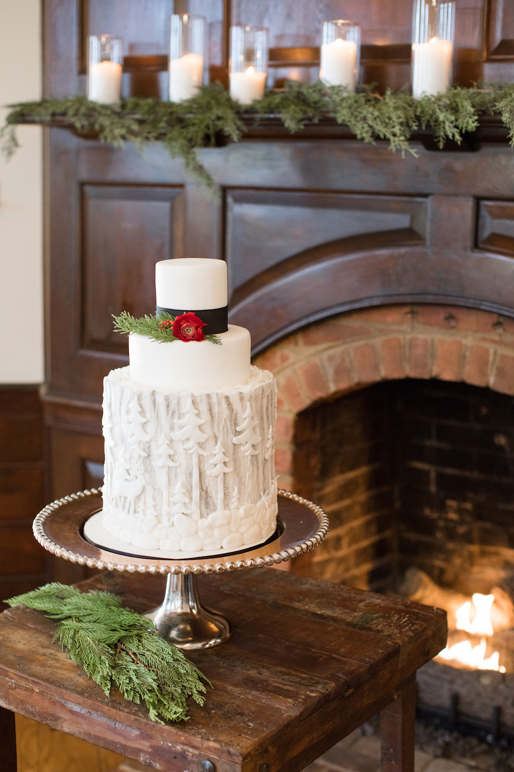 Winter Wonderland Wedding Inspiration , Hot Cocoa Bar, winter wonderland wedding cake