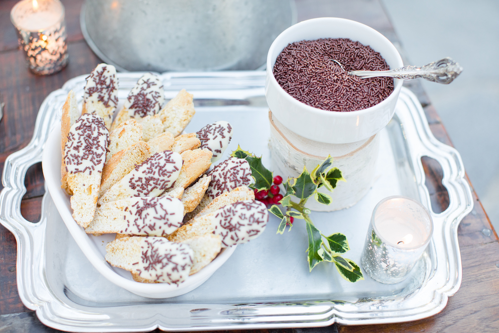 Winter Wonderland Wedding Inspiration , Hot Cocoa Bar, winter wedding dessert