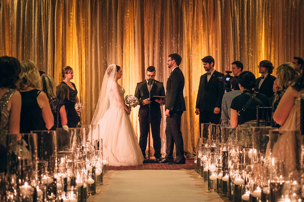 New Year's Eve Harry Potter Inspired Wedding