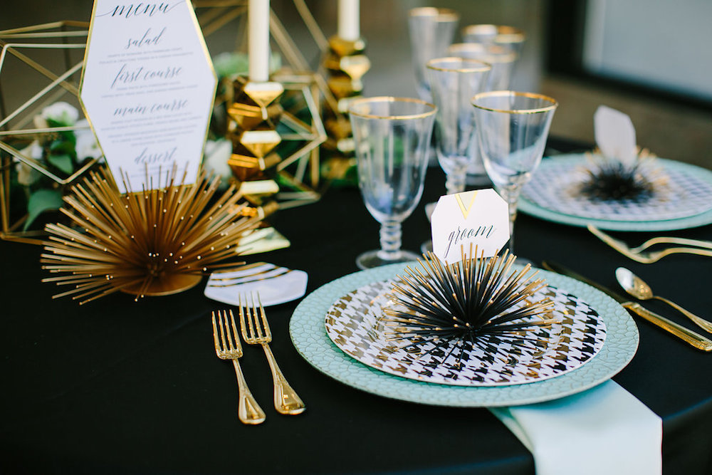 Moody Art Deco Wedding Inspiration