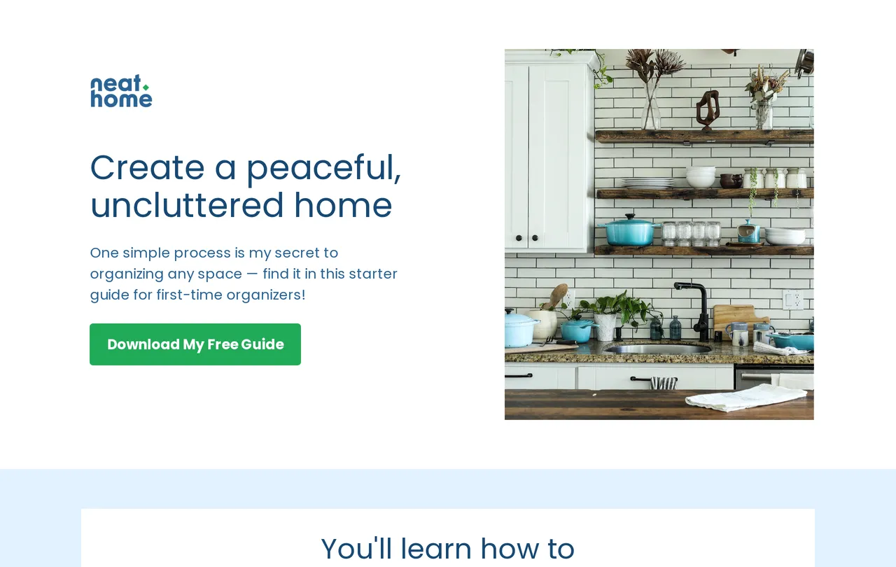 Freebie Opt-in - Professional Organizer