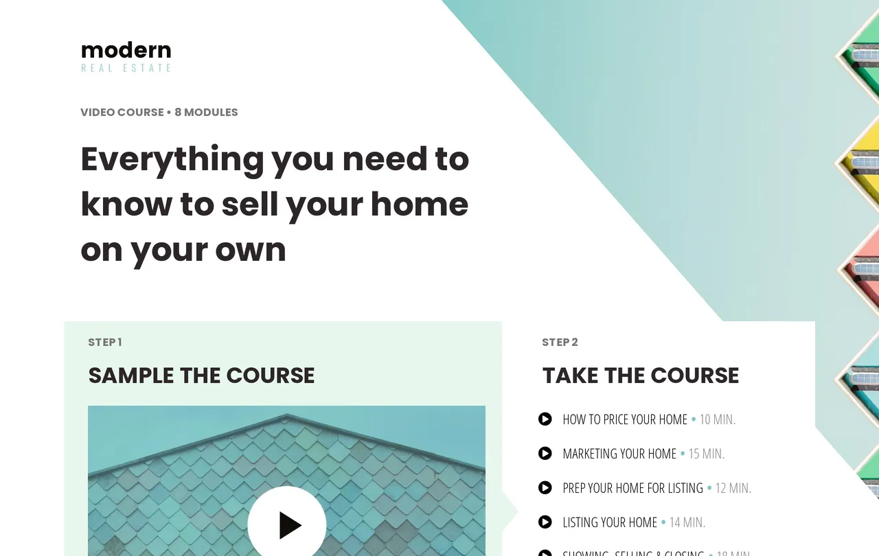 Real Estate Home Selling Course Teaser