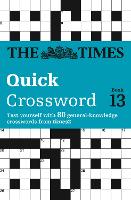 Book Cover for The Times Quick Crossword Book 13 by The Times Mind Games