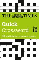 Book Cover for The Times Quick Crossword Book 16 by The Times Mind Games