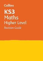 Book Cover for KS3 Maths Higher Level Revision Guide by Collins KS3