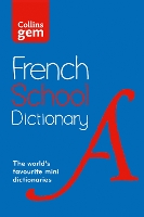 Book Cover for French School Gem Dictionary by Collins Dictionaries