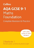 Book Cover for AQA GCSE 9-1 Maths Foundation All-in-One Complete Revision and Practice by Collins GCSE