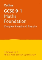 Book Cover for GCSE 9-1 Maths Foundation All-in-One Complete Revision and Practice by Collins GCSE