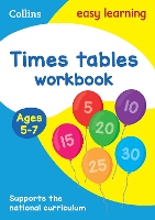 Book Cover for Times Tables Workbook Ages 5-7 by Collins Easy Learning