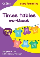 Book Cover for Times Tables Workbook Ages 7-11 by Collins Easy Learning