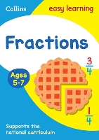 Book Cover for Fractions Ages 5-7 by Collins Easy Learning