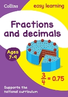 Book Cover for Fractions and Decimals Ages 7-9 by Collins Easy Learning