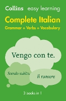 Book Cover for Easy Learning Italian Complete Grammar, Verbs and Vocabulary (3 books in 1) by Collins Dictionaries