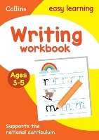 Book Cover for Writing Workbook Ages 3-5 Ideal for Home Learning by Collins Easy Learning