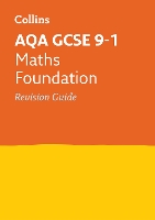 Book Cover for AQA GCSE 9-1 Maths Foundation Revision Guide by Collins GCSE