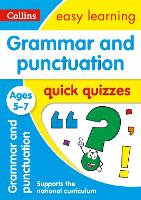 Book Cover for Grammar & Punctuation Quick Quizzes Ages 5-7 by Collins Easy Learning